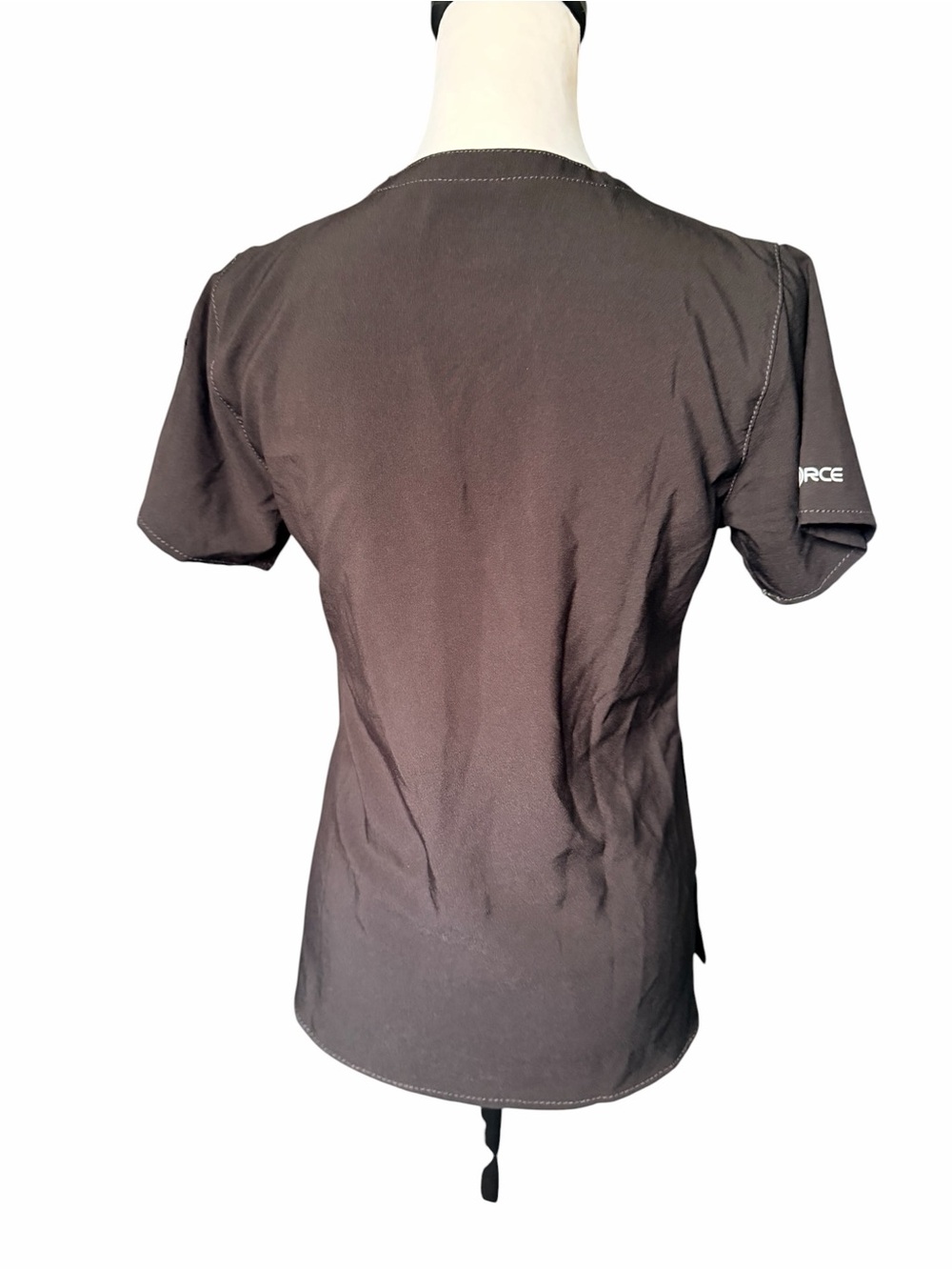 Carhartt Modern Fit Black Scrub Top Size XS - Picture 3 of 5